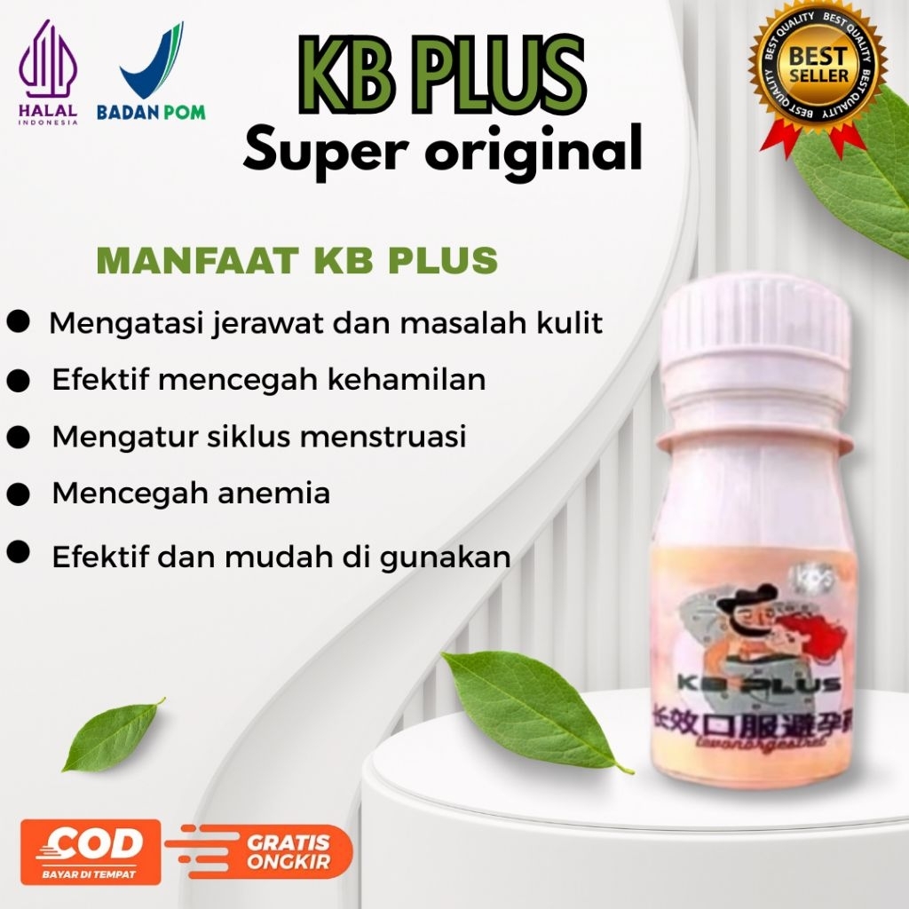 KB plus super original - mengatasi jerawat dan mencegah kehamilan