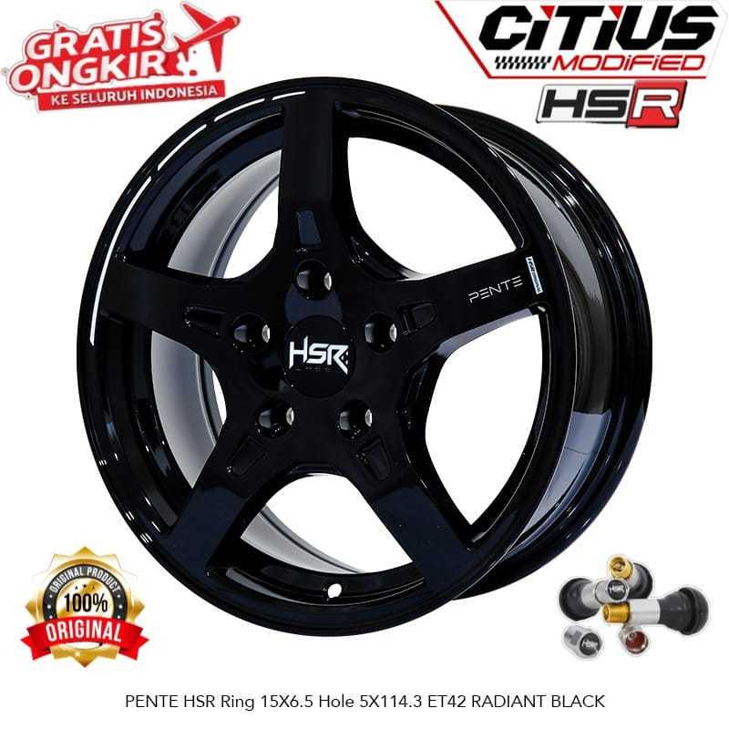 Velg HSR PENTE Ring 15 Mobil Granmax Innova New Carry Apv Gratis Ongkir