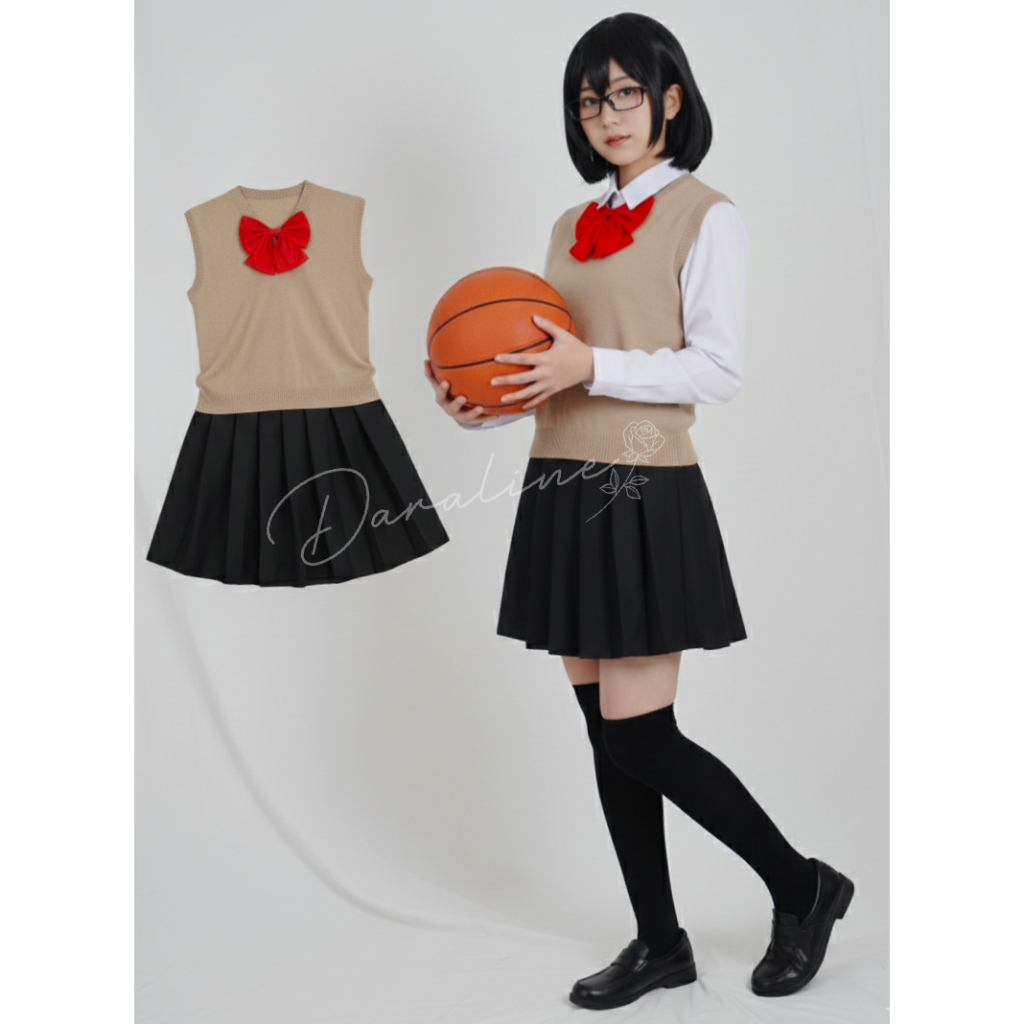 Kostum Cosplay Seragam Sekolah Kiyoko Shimizu Anime Haikyuu Premium