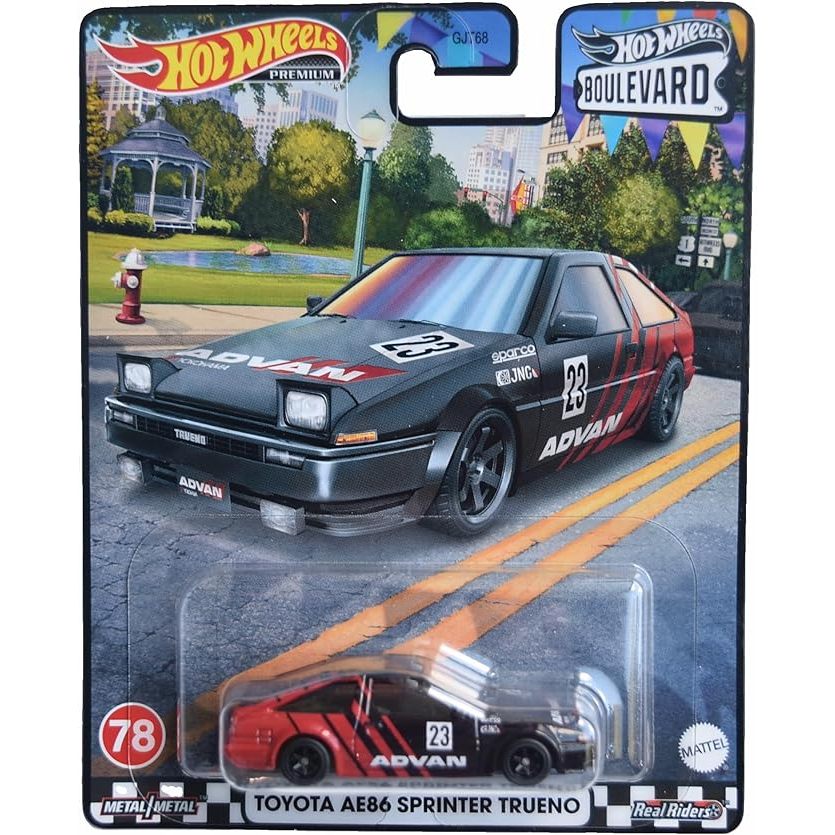 Hot Wheels Premium Boulevard Toyota AE86 Sprinter Trueno