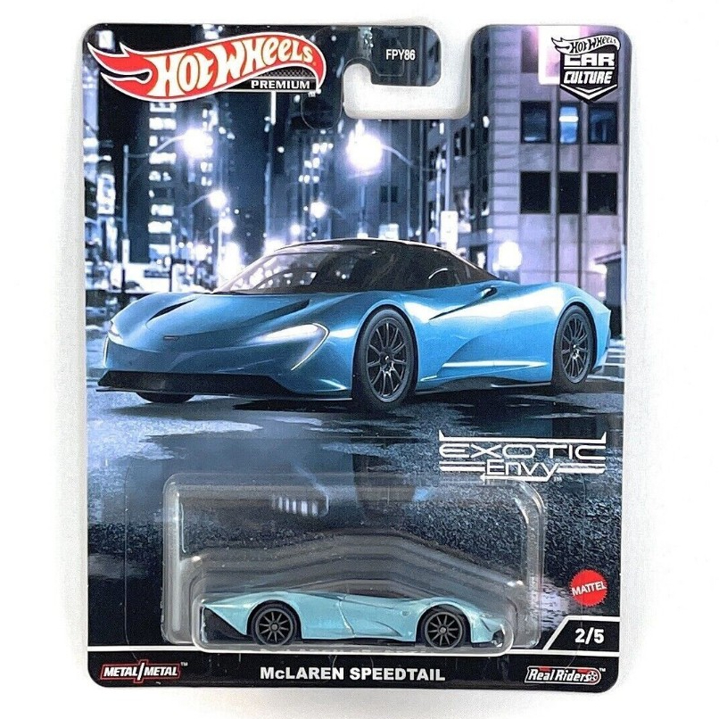 Hot Wheels Premium Exotic Envy Mclaren Speedtail
