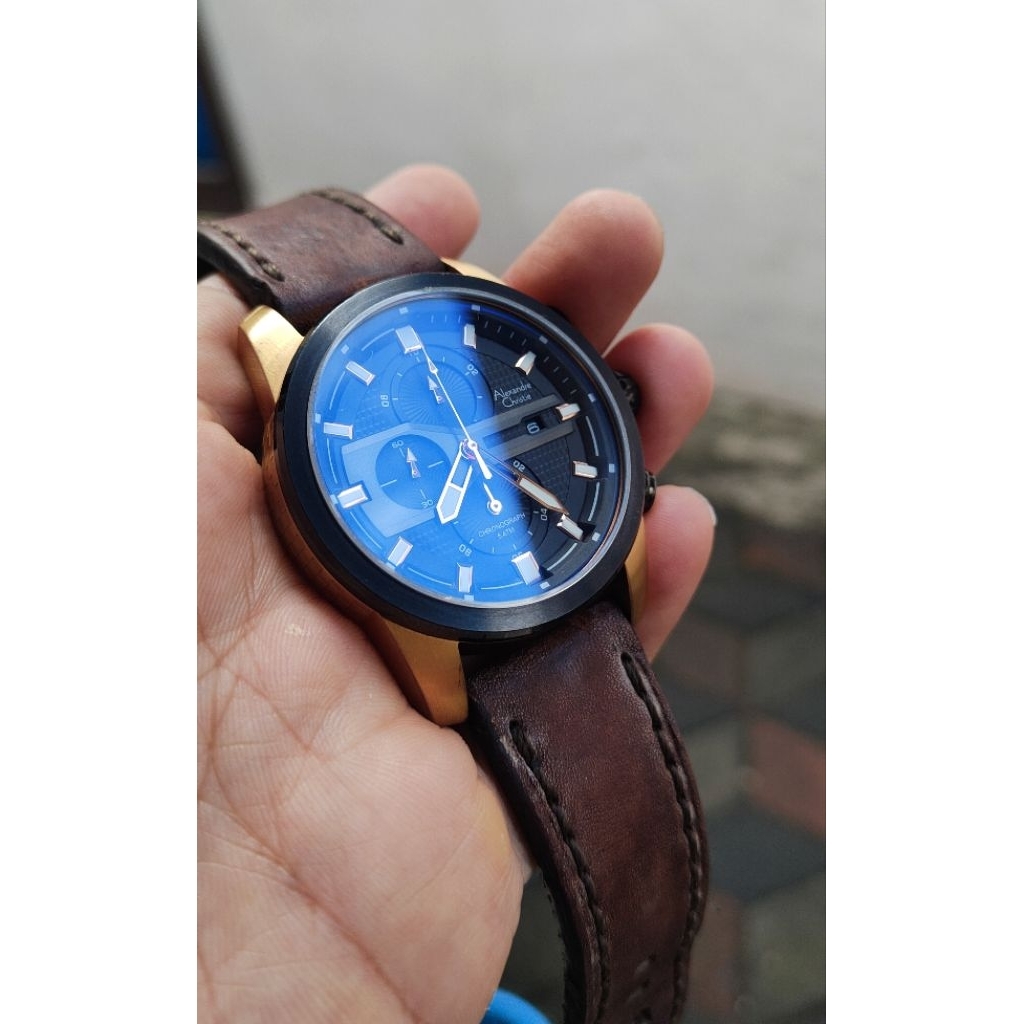 jam tangan original Alexandre Christie pria second bekas preloved