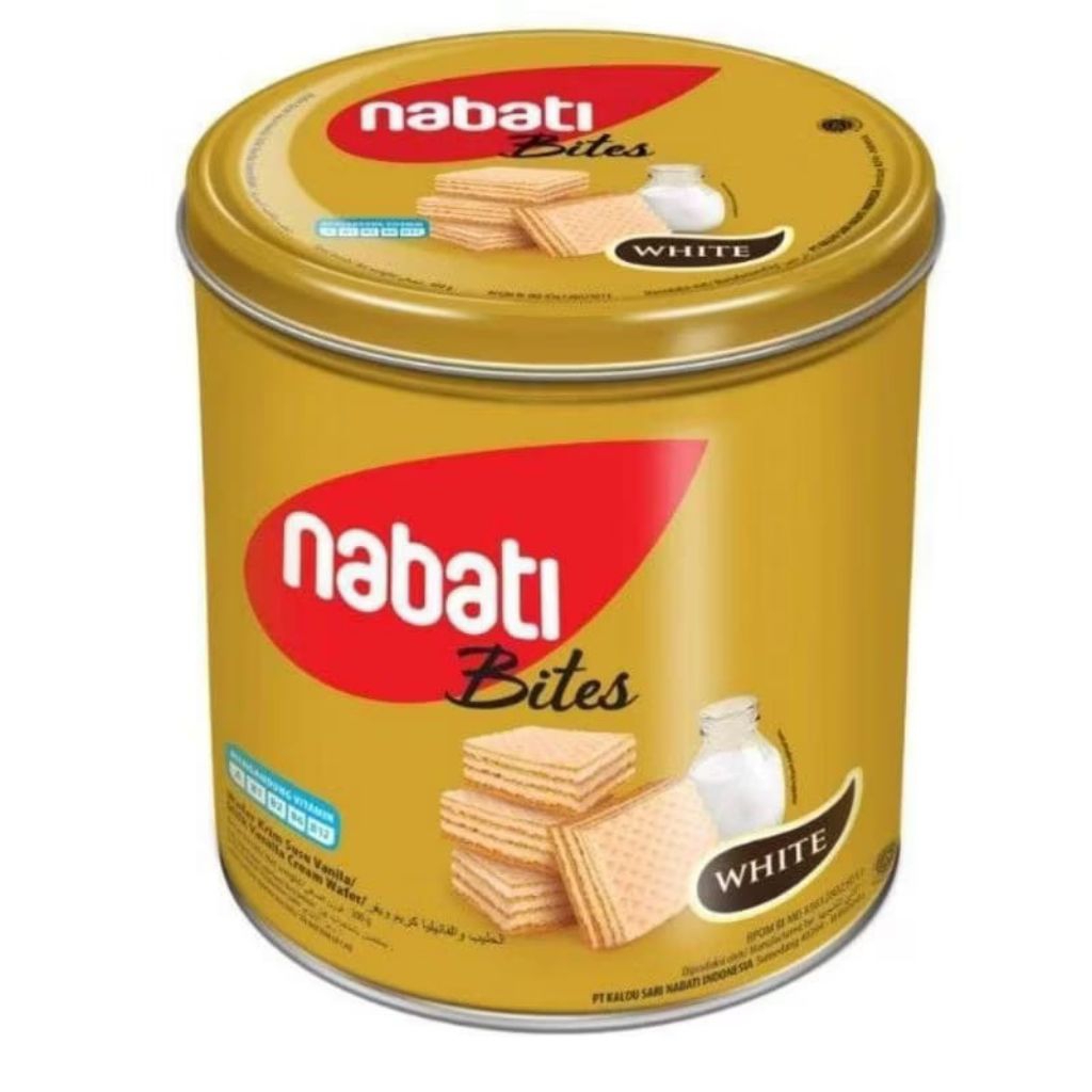 Nabati Coklat-white-keju  Wafer Kaleng 240 g