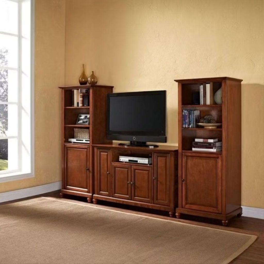 bufet tv jati great A solid mewah /bufet pajangan ukuran 200x180 model minimalis