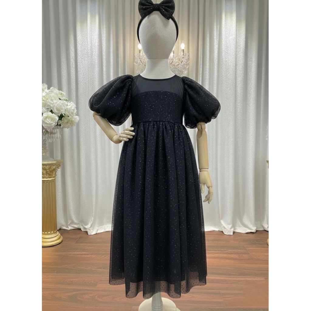 Bju Natalan Anakk Dress Natal Anak Perempuan Minidress Rok Gsun Ulangtahun 1-5Tahun Driss Usia 2 3 4