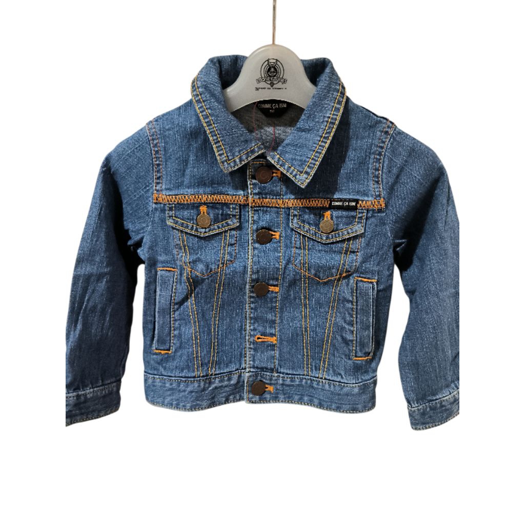 Jaket Jeans Anak Comme Ca Ism Size 90