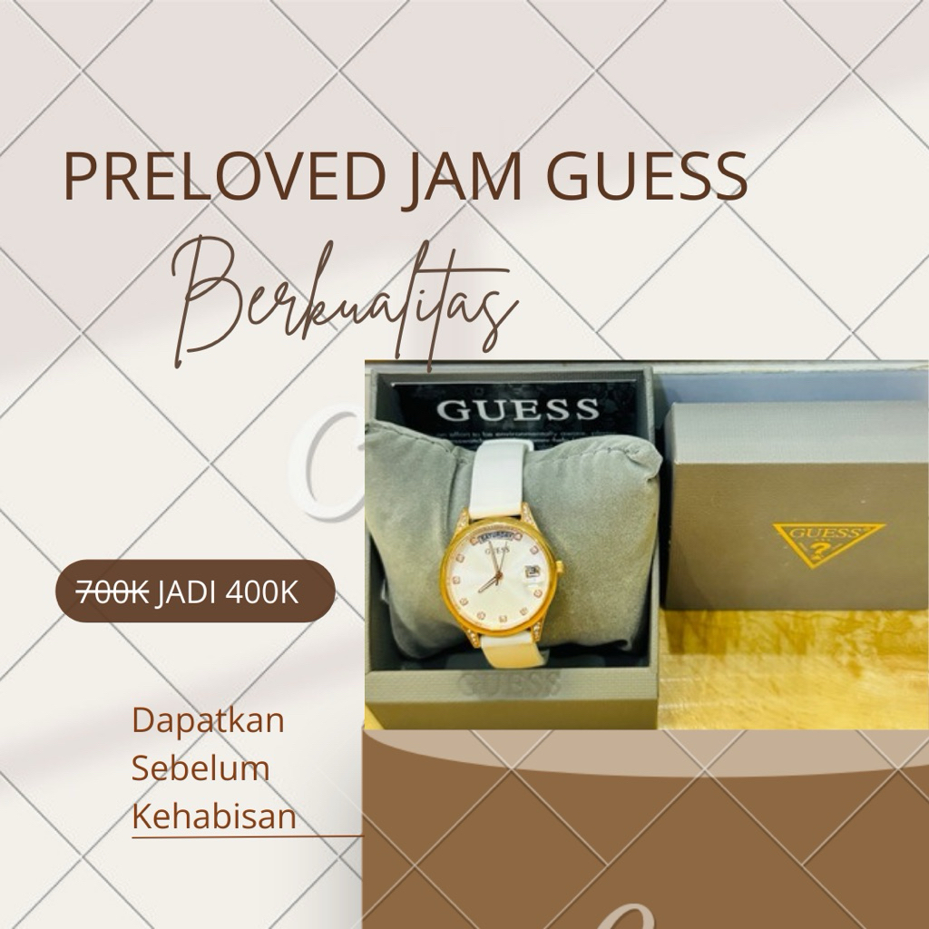 preloved jam GUESS ORI