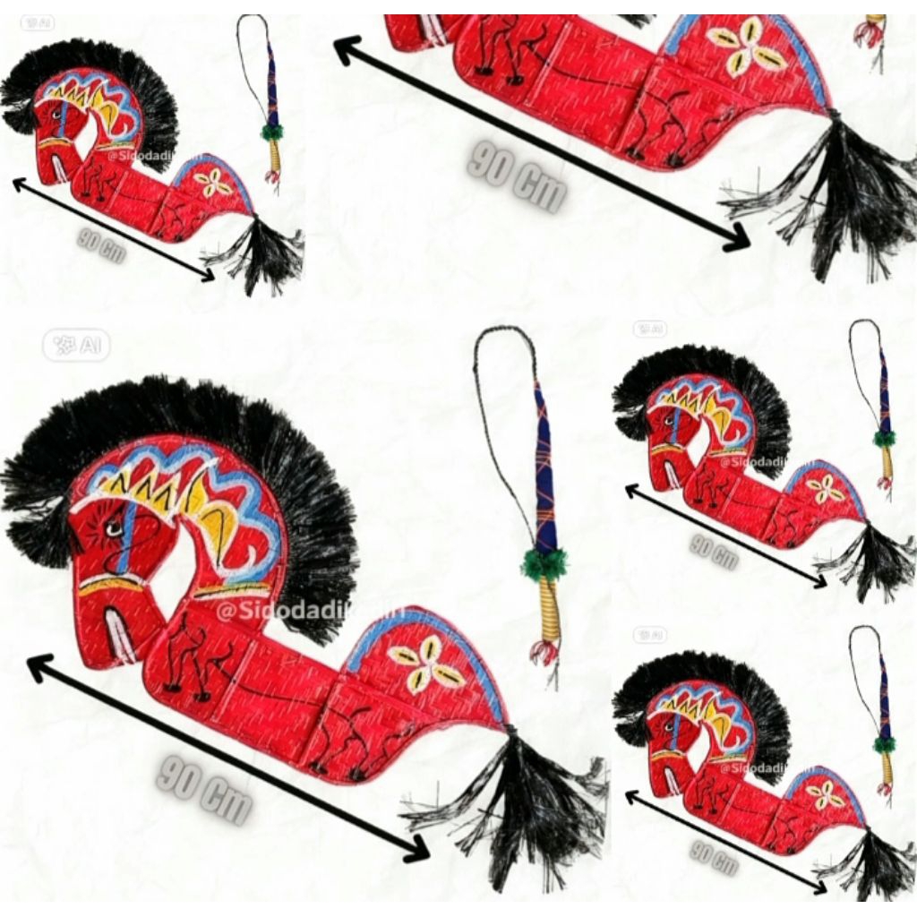 KUDA LUMPING SMP KEPANG SMP KUDA BESAR JUMBO CAMBUK RAJUTAN PECUT TARI