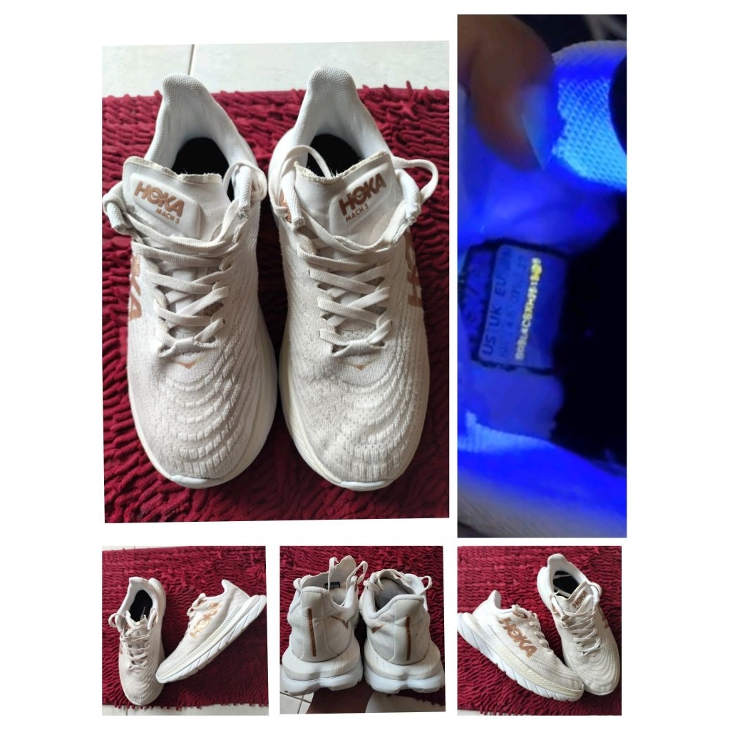 Sepatu Second Original Hoka One One Mach 5 Size 37