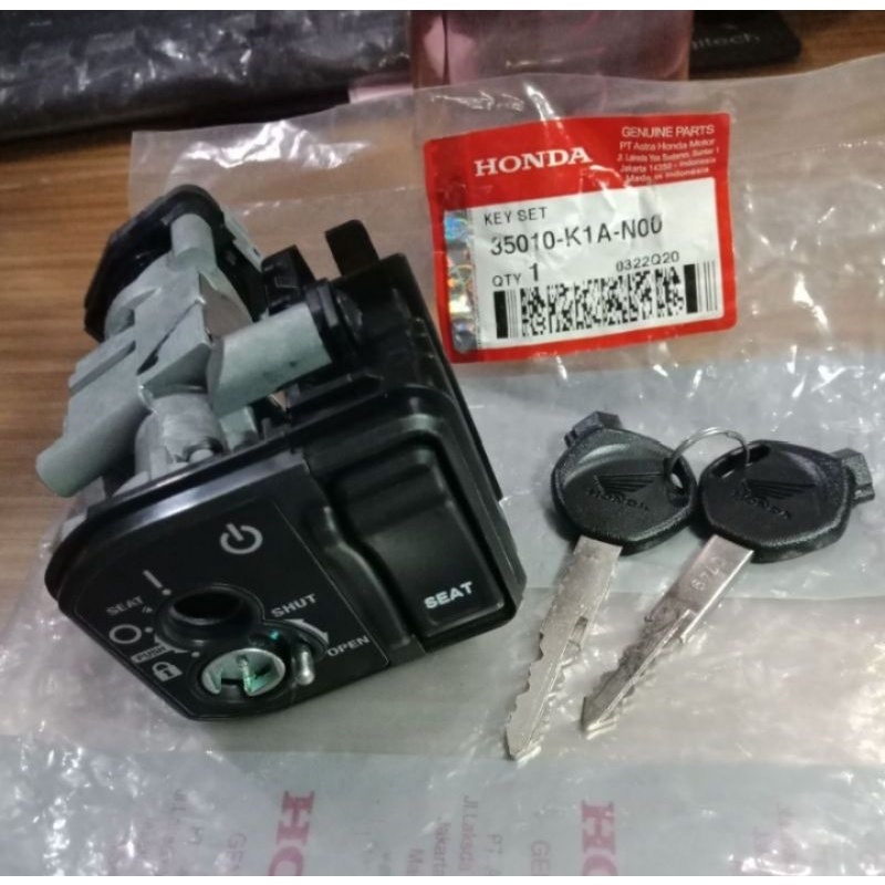 KUNCI KONTAK ORIGINAL AHM KODE PART 35010K1AN00 35010-K1A-N00