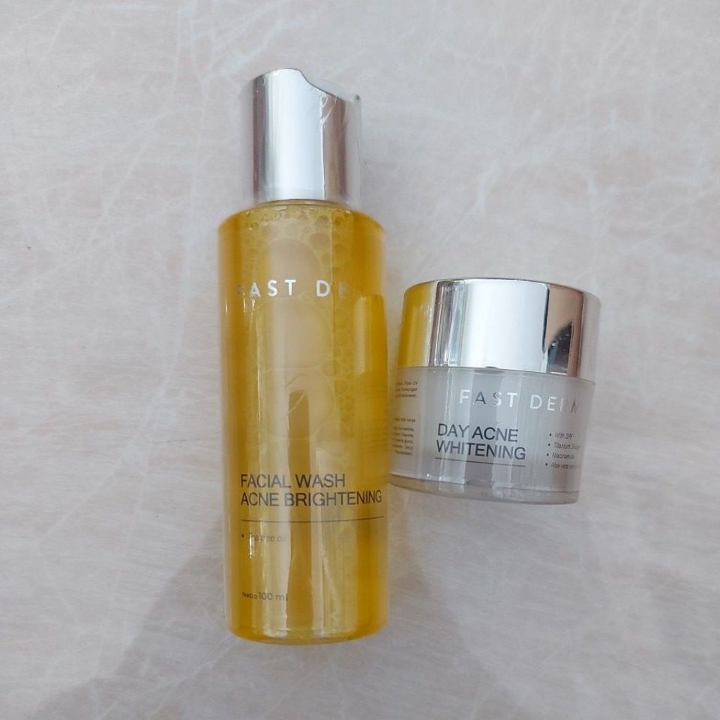 FAST DERM PAKET ACNE FAST DERM untuk kulit berminyak dan berjerawat
