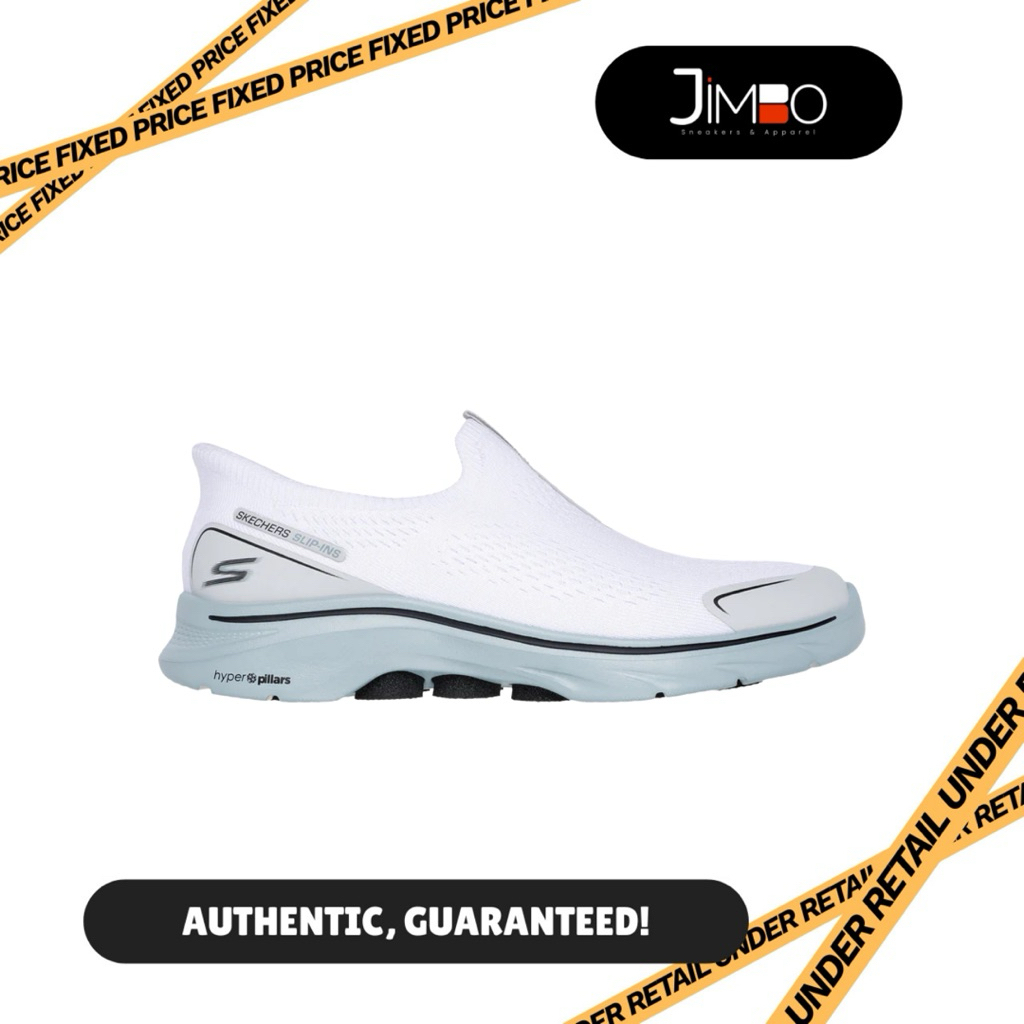 Skechers Go Walk 7 White (Slip On) 100% Original Guarantee