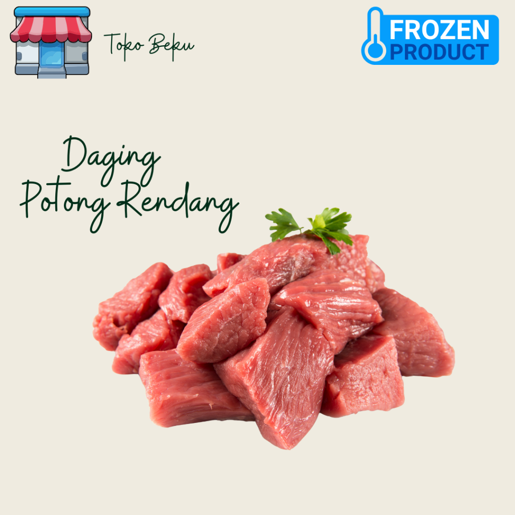 Daging potongan rendang | daging rendang | daging paha belakang 1kg