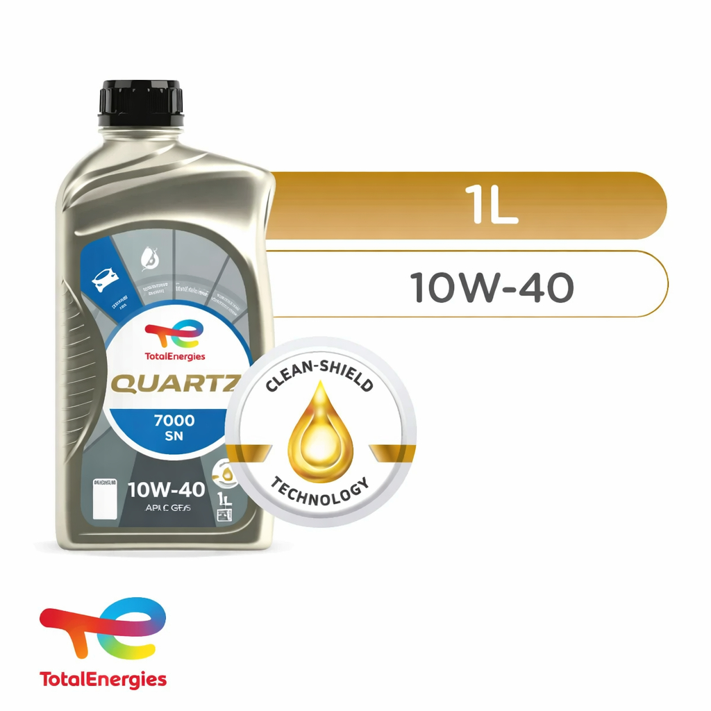 TotalEnergies - Quartz 7000 10W-40 SN/CF Oli Mesin Mobil 1L / Total Quartz 7000 Original