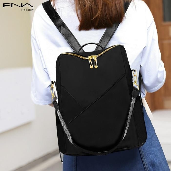 Elizabeth - Water Resistant tas ransel wanita HYESUN import korea style Besar Unisex Punggung Kantor