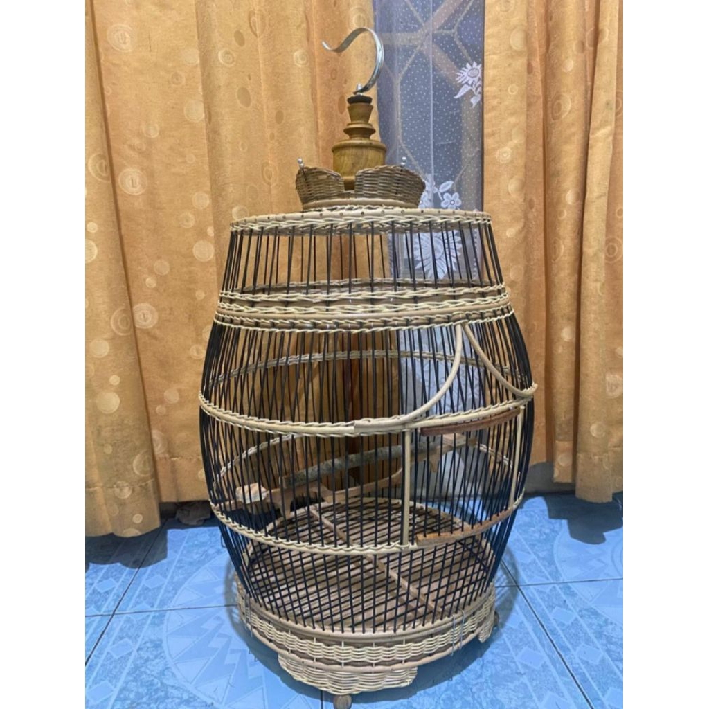 Sangkar Burung Tekukur Anyaman Rotan Berkualitas