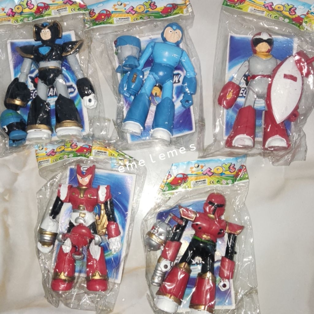 action figure megaman rockman set 5