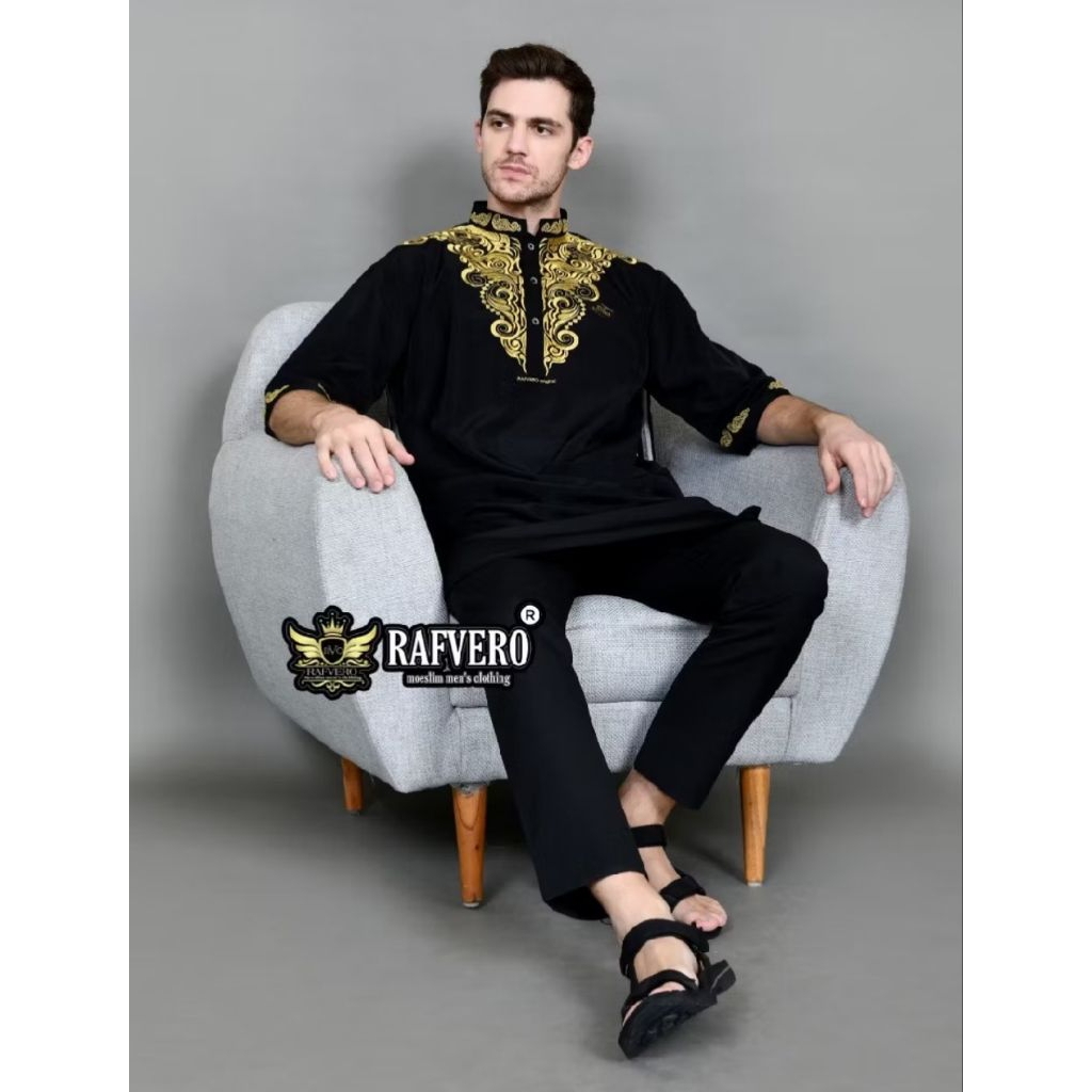 Baju Koko Pria-Baju Koko Kurta Bordir- Koko Kurta Bordir-Baju Kurta Bordir Terlaris-Atasan Baju Koko