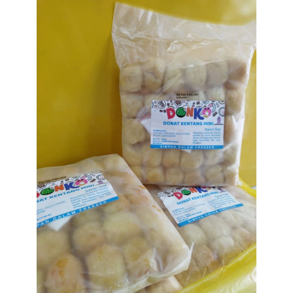 Donko Donat Kentang Mini Isi 30pcs