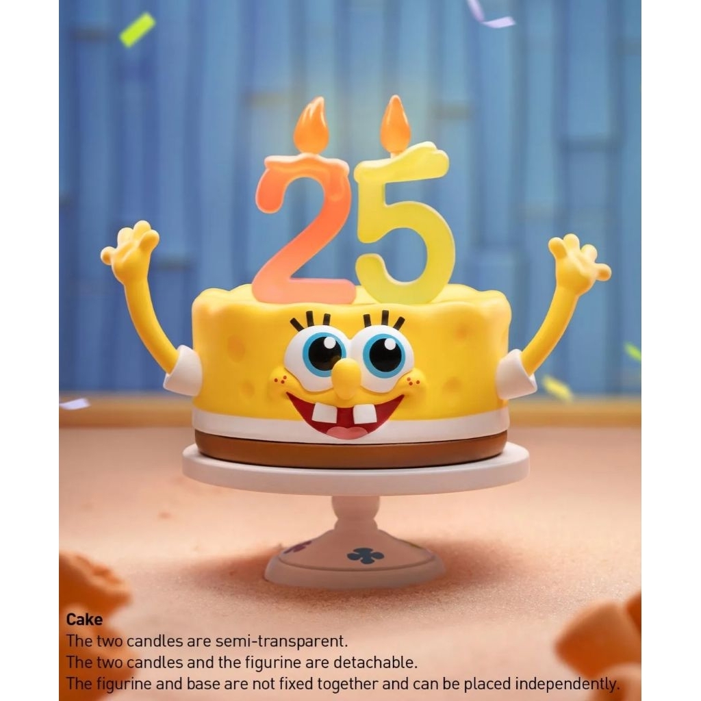 POPMART Ori SpongeBob SquarePants Daily Quirks Series Figures • Secret • Cake