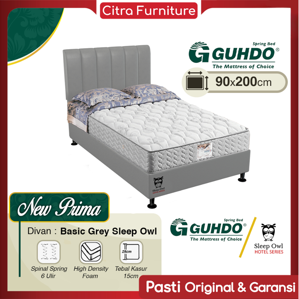 Citra Furniture Guhdo Springbed New Prima 90x200x25 - Full set | Gudho Spring bed