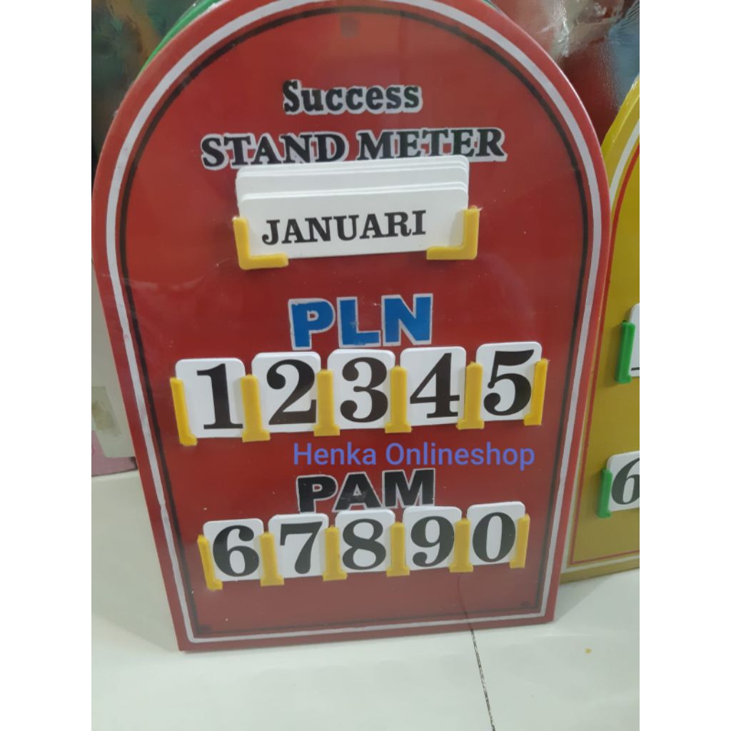 papan informasi pln dan pdam