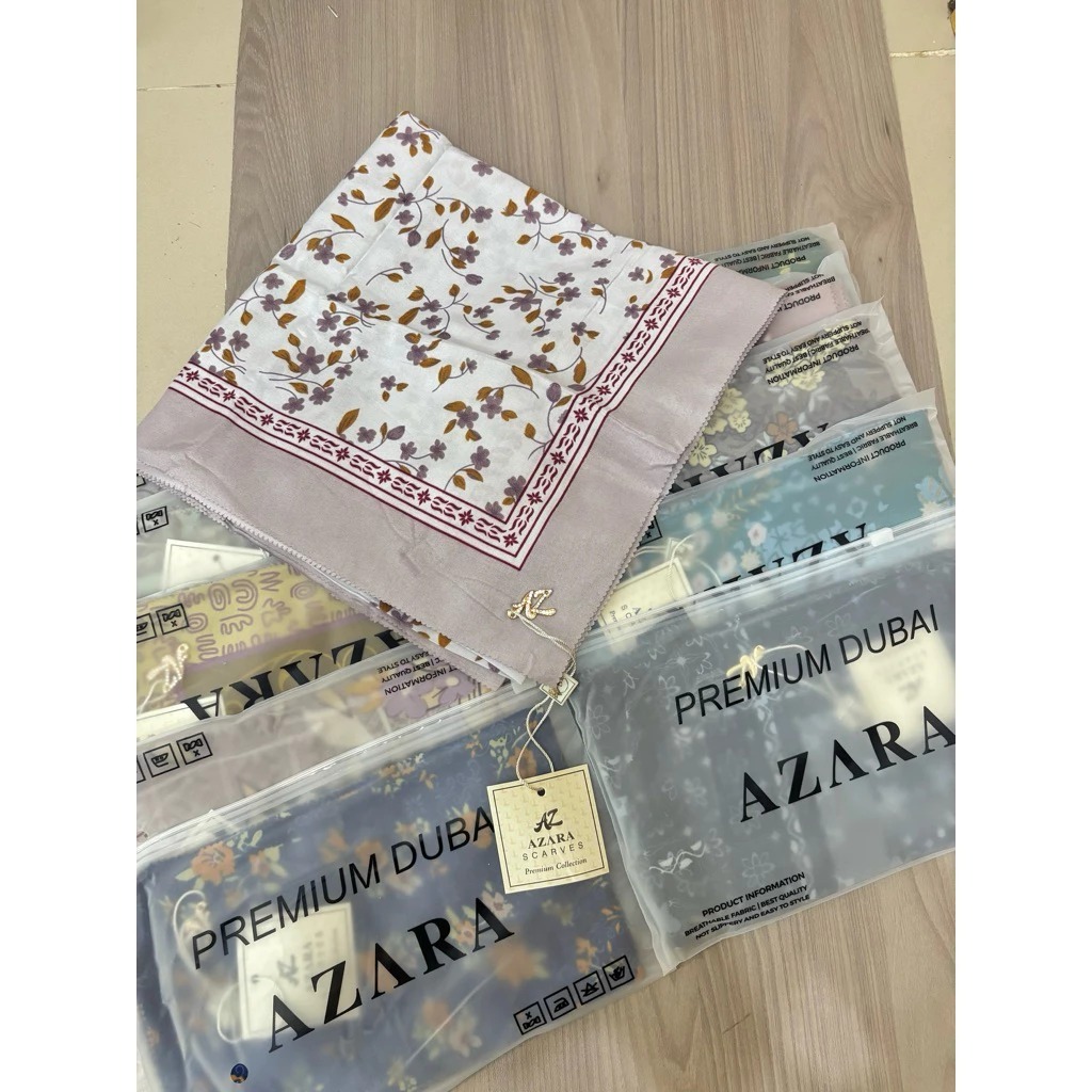 ( ISI 5 PCS )AZARA oskara pouch motif terbaru 2025/segiempat oskara motif laser cut