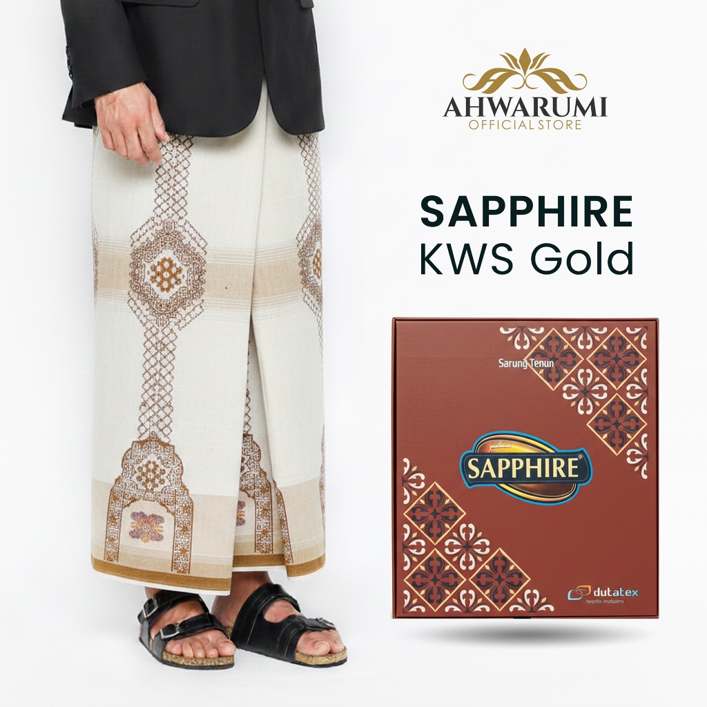 Ahwarumi - Sarung Sapphire KWS Gold