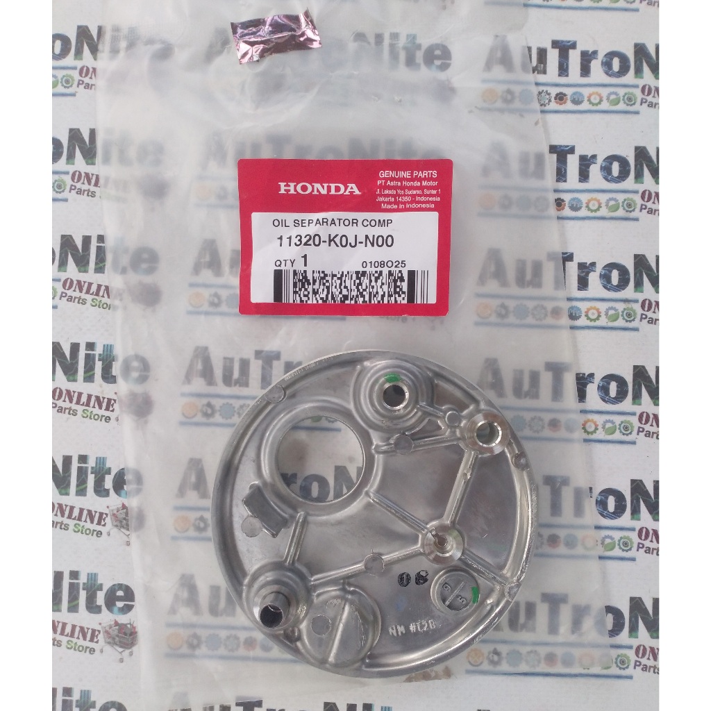 Oil Separator Comp Tutup Pompa Oli 11320-K0J-N00 Original Honda Genio Scoopy BeAT Street ESP 11320K0