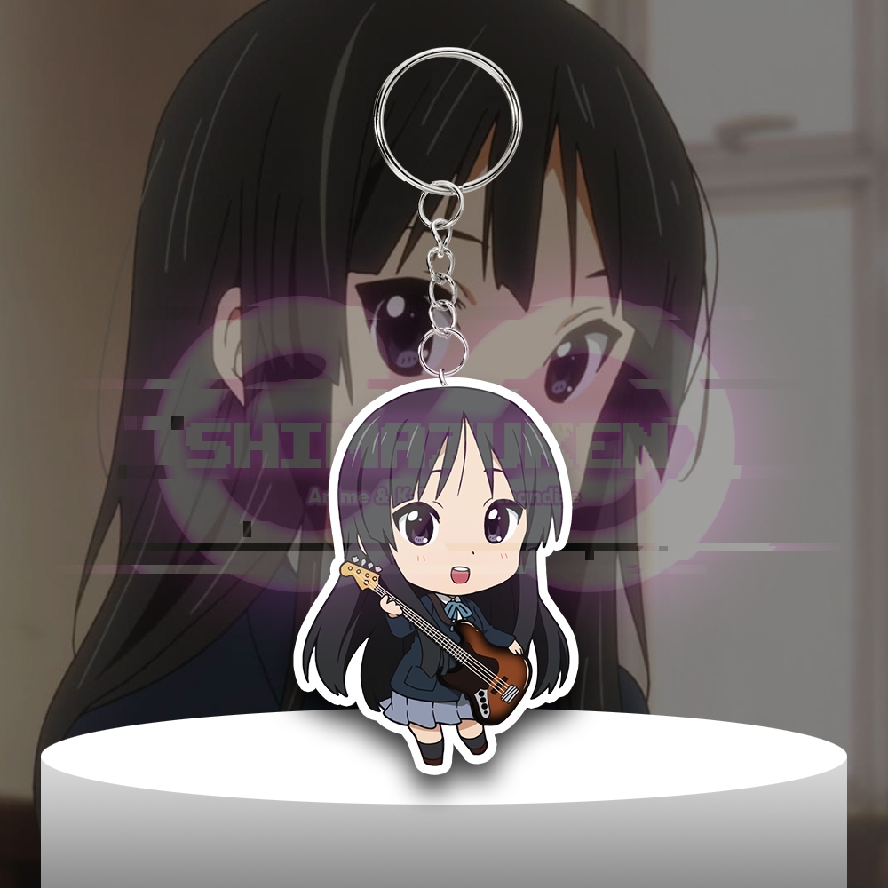 Gantungan Kunci Anime K-ON - Mio Akiyama - Ganci Akrilik - Keychain Acrylic