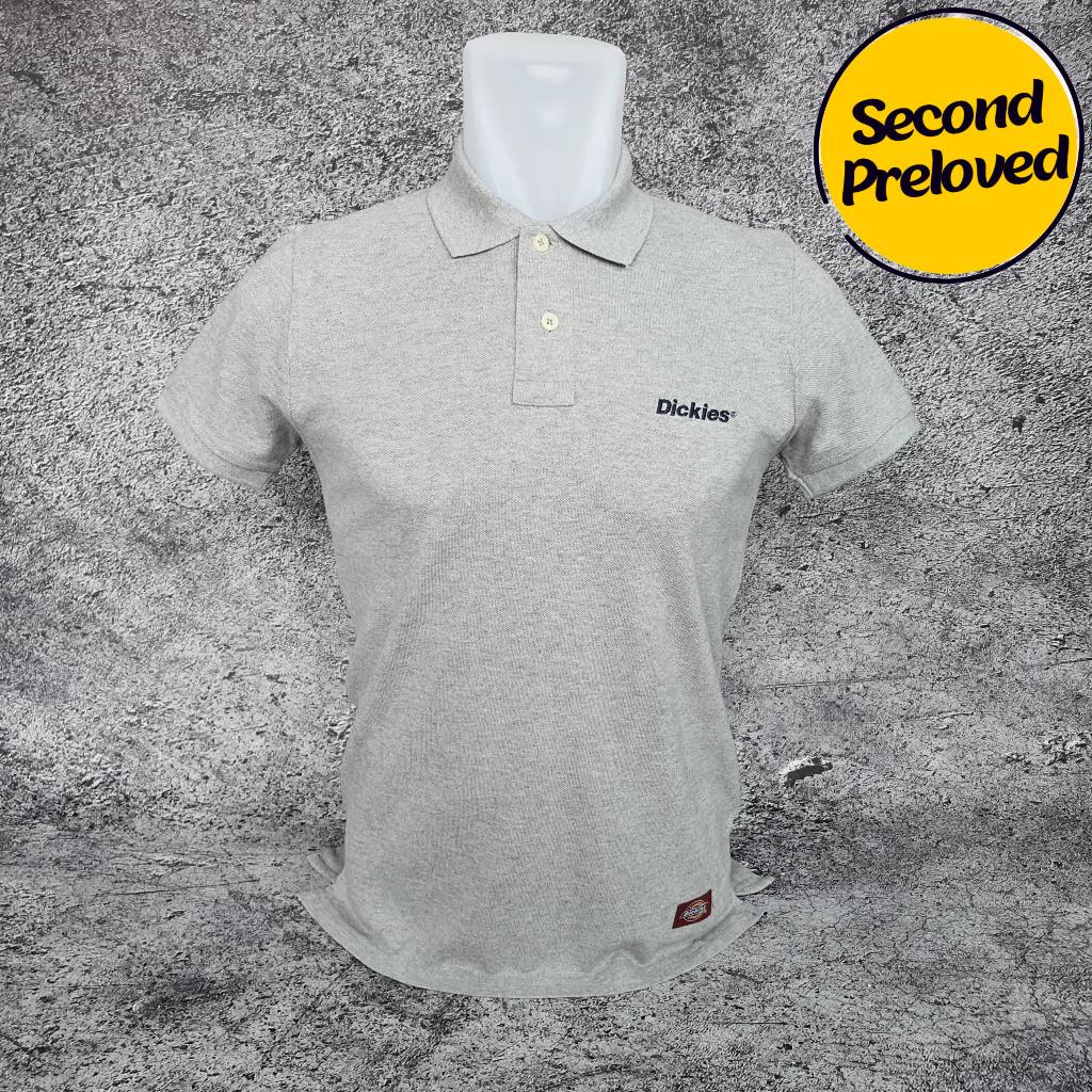 Baju Kaos Polo Wanita / Anak DICKIES - Size S / Lebar 44 cm - Original - Second
