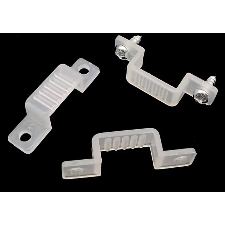 KLEM LAMPU LED STRIP BENING/KLEM KABEL LED STRIP TRANSPARAN 14*7MM