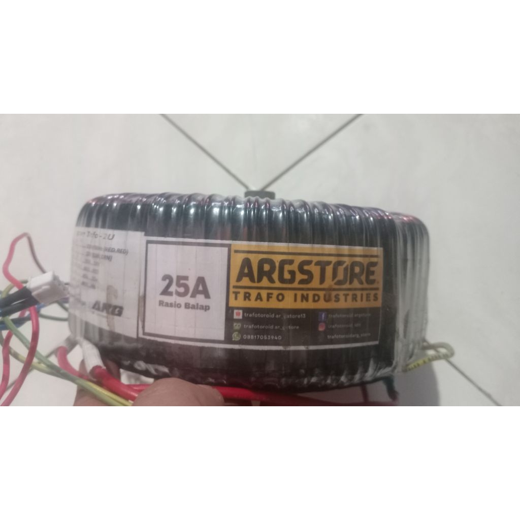 Travo donat 25A tembaga murni ct45-55.