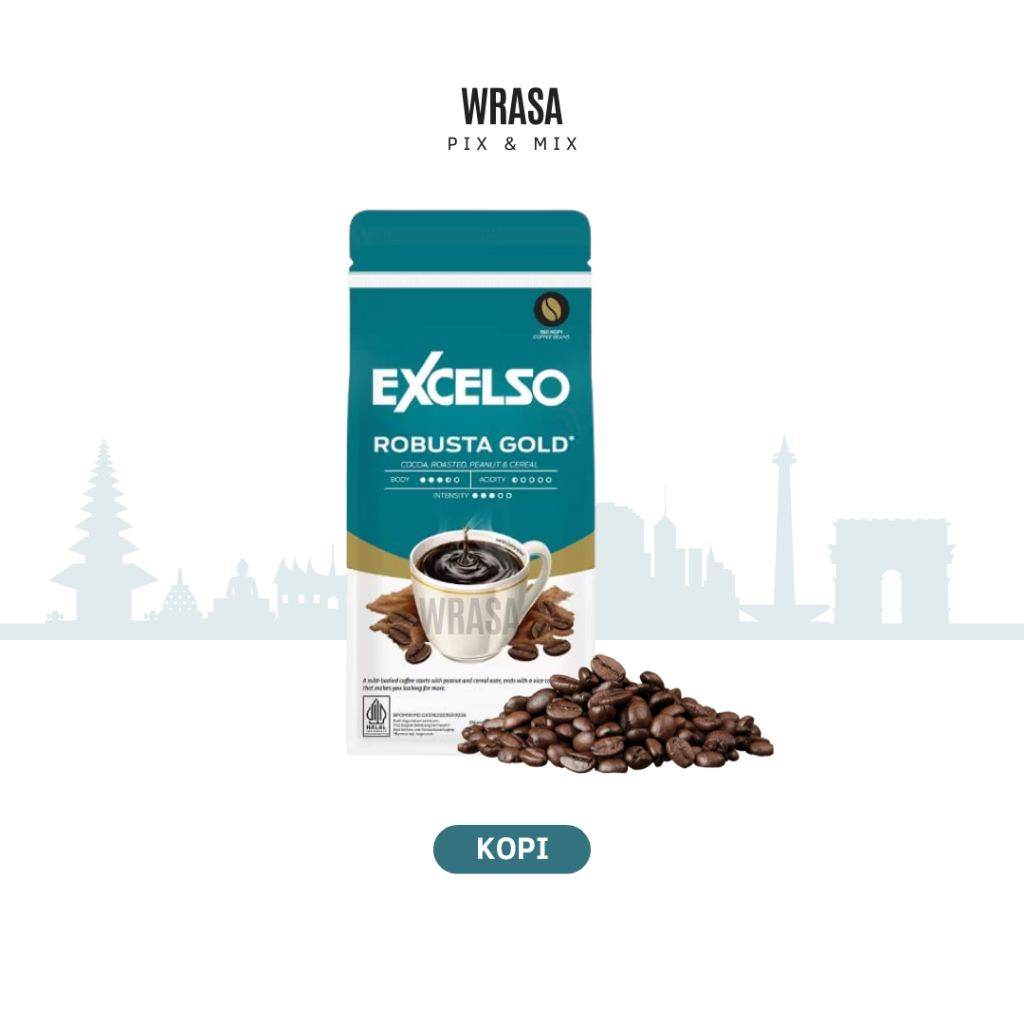 Excelso Kopi Biji - Robusta Gold - 200gr