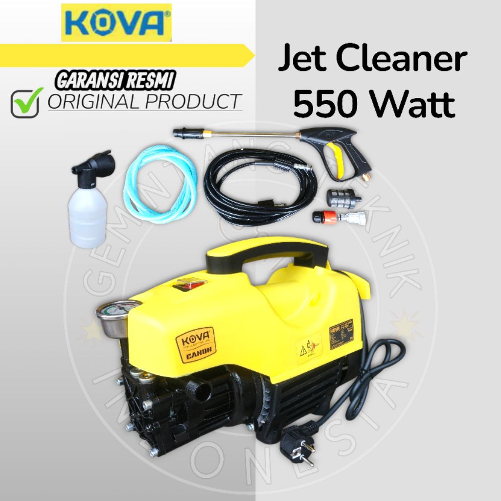 Kova Canon Jet Cleaner High Pressure Alat Steam Mesin Cuci Mobil Motor KOVA HY168