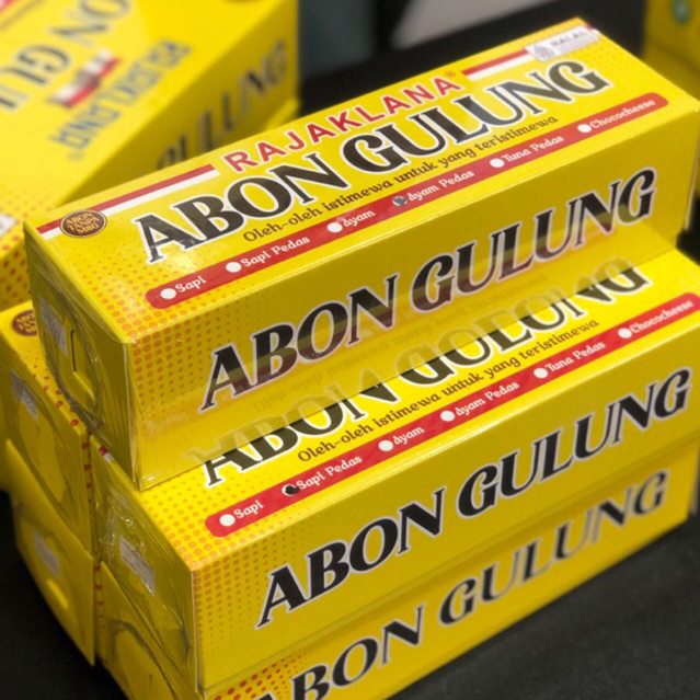 Abon Gulung Rajaklana Isi 4 Ekslusif tanpa MSG,FREE BUBLE WRAP- Oleh Oleh Khas Jogja