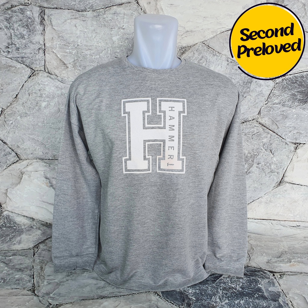 Baju Kaos Sweater HAMMER - Size XL / LD 56 cm - Original - Used
