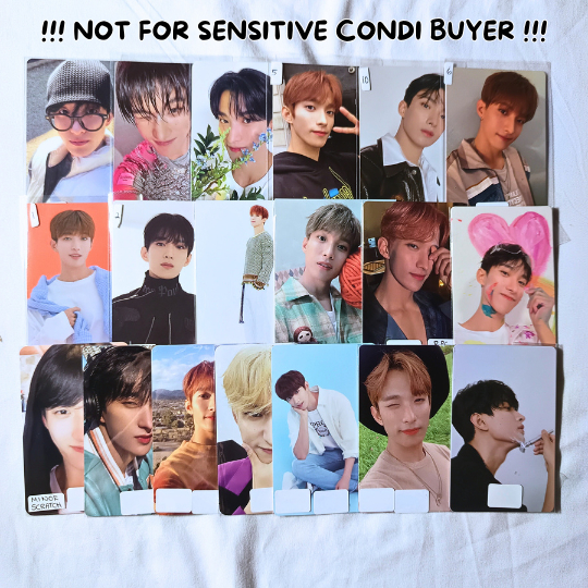 PHOTOCARD DK SEVENTEEN OFFICIAL ATTACCA CARAT VER FTS THE NAME FUTURE MEMKIT ABAS SG 23 SG 24 SECTOR