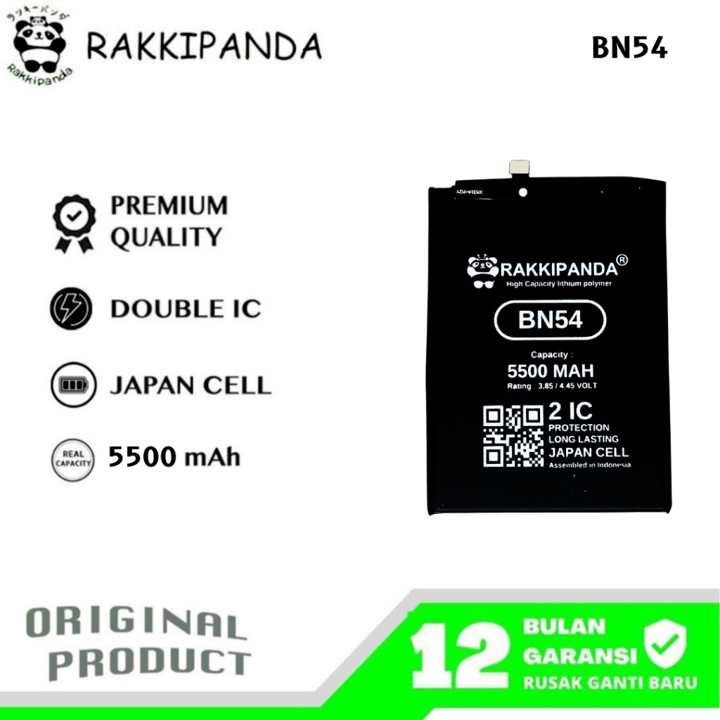 RakkiPanda - BN54 Redmi Note 9 / Redmi 9 Batre Batrai Baterai
