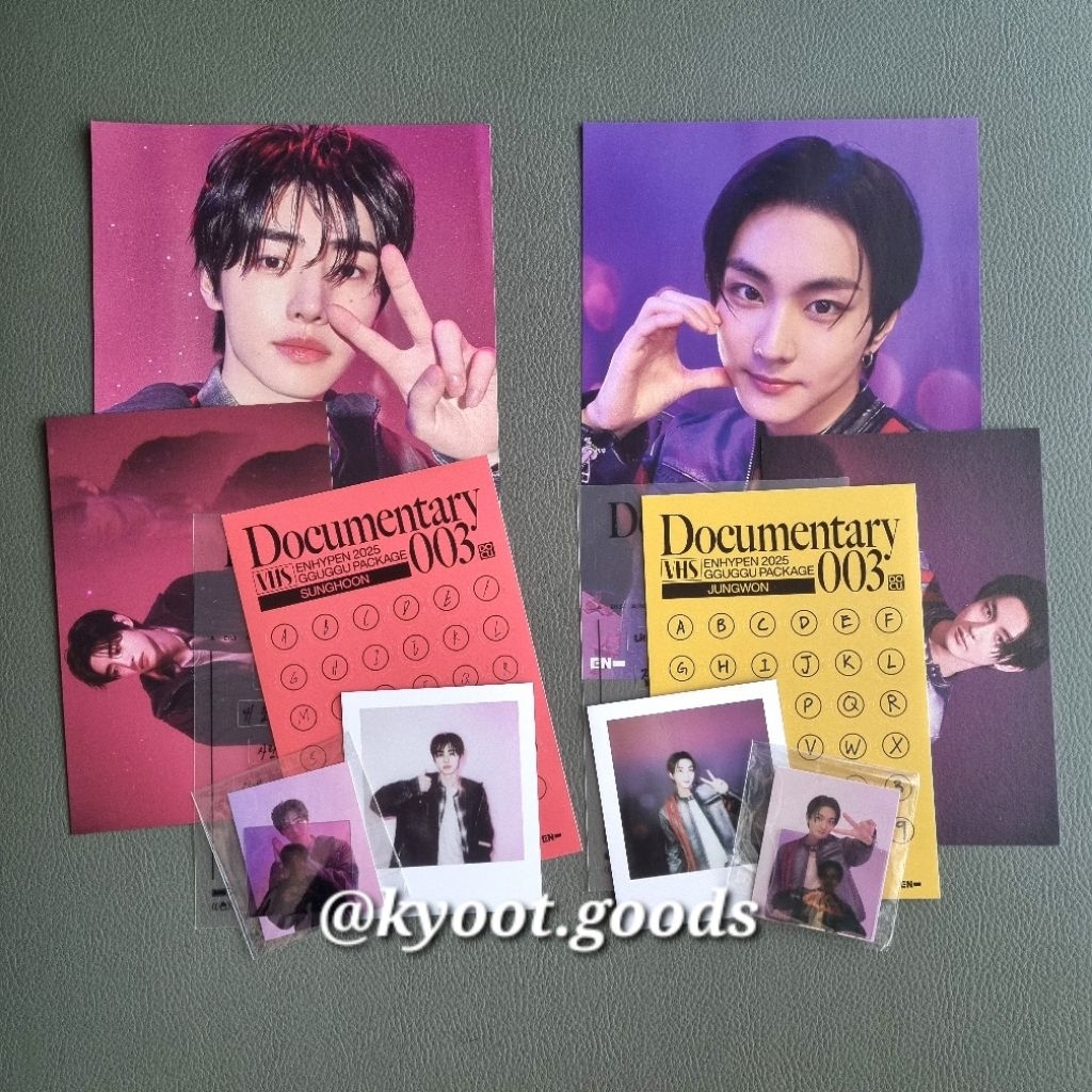 Ggu Ggu Package Enhypen Jungwon and Sunghoon Set (Appmus POB)