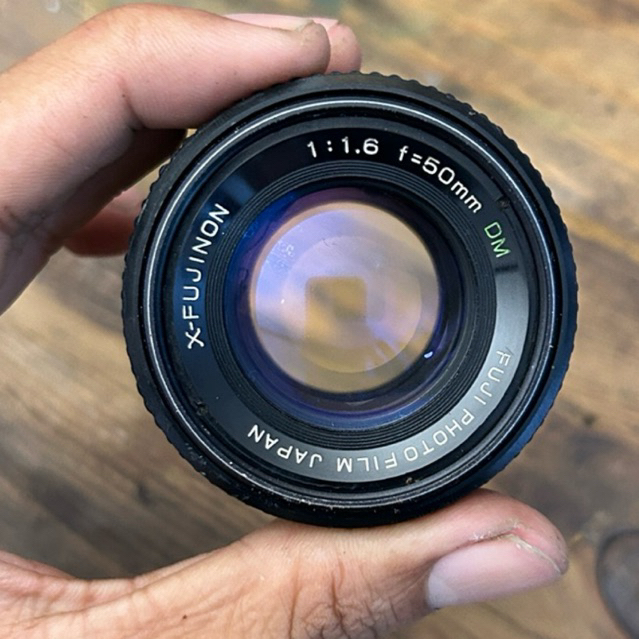X-Fujinon 50mm f/1.6 DM second Lensa Vintage Manual Focus – Fujica X Mount
