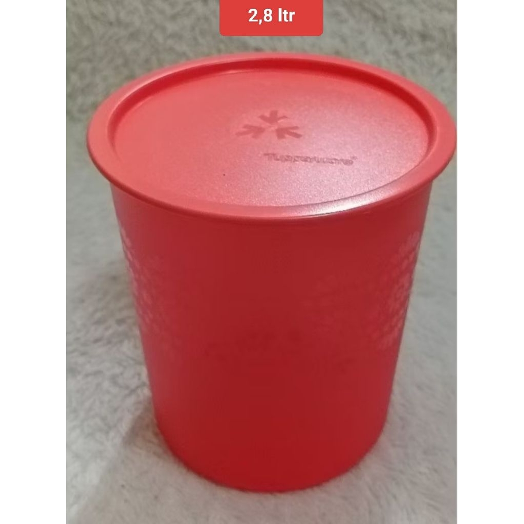 TUPPERWARE MOSAIC CANISTER/TOPLES TUPPERWARE/TOPLES