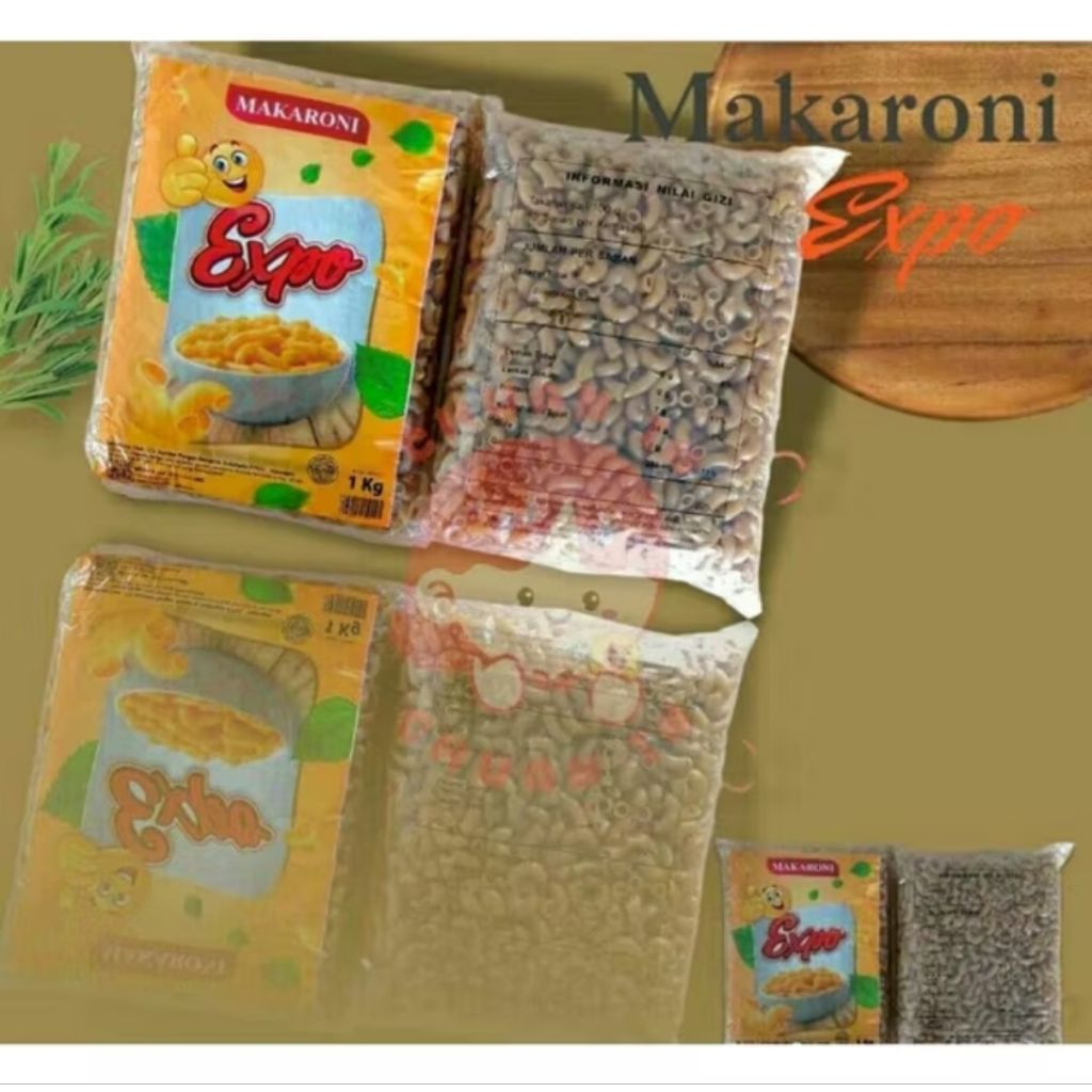 Makaroni Mekar Mentah EXPO 1kg