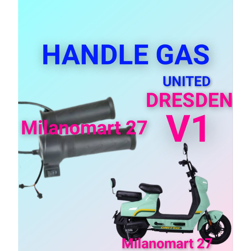 handle gas sepeda listrik United Dresden V1 throttle gas sepeda listrik united Dresden v1