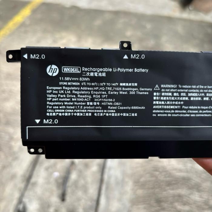 BATERAI HP OMEN 16 16-B0064TX 16-c0092AX 16-c0093AX HSTNN-0B2I M39179-005 M41711-005 HSTNN-IB9V Omen