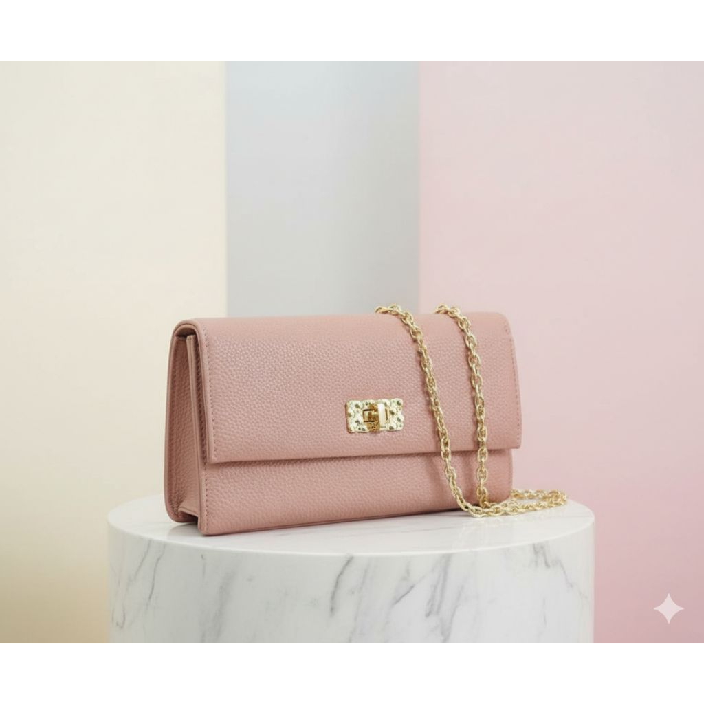 TAS WANITA ELEGAN WARNA PINK