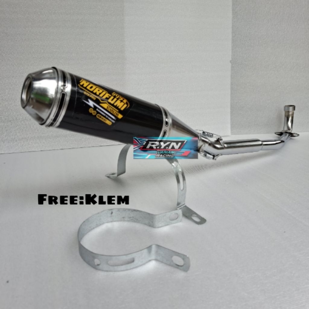 Knalpot Racing Norifumi model ahm Supra x 125 karisma Jupiter z Shogun Vega ZR karisma smas