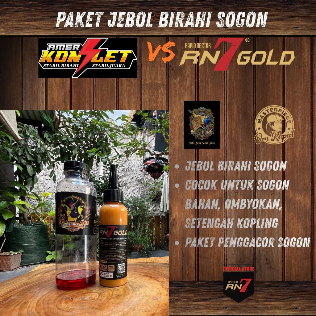 AMER KONSLET + RN7 GOLD PAKET JEBOL BIRAHI SOGON/ PAKET GACOR SOGON