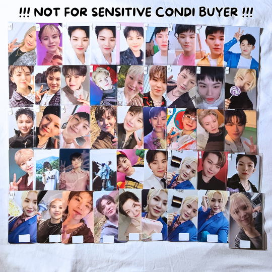 PHOTOCARD WOOZI SEVENTEEN OFFICIAL FTS SHADOW CENTIL MEMKIT PILOT ABAS 17RH BENE JAPAN FML WOOAHAE