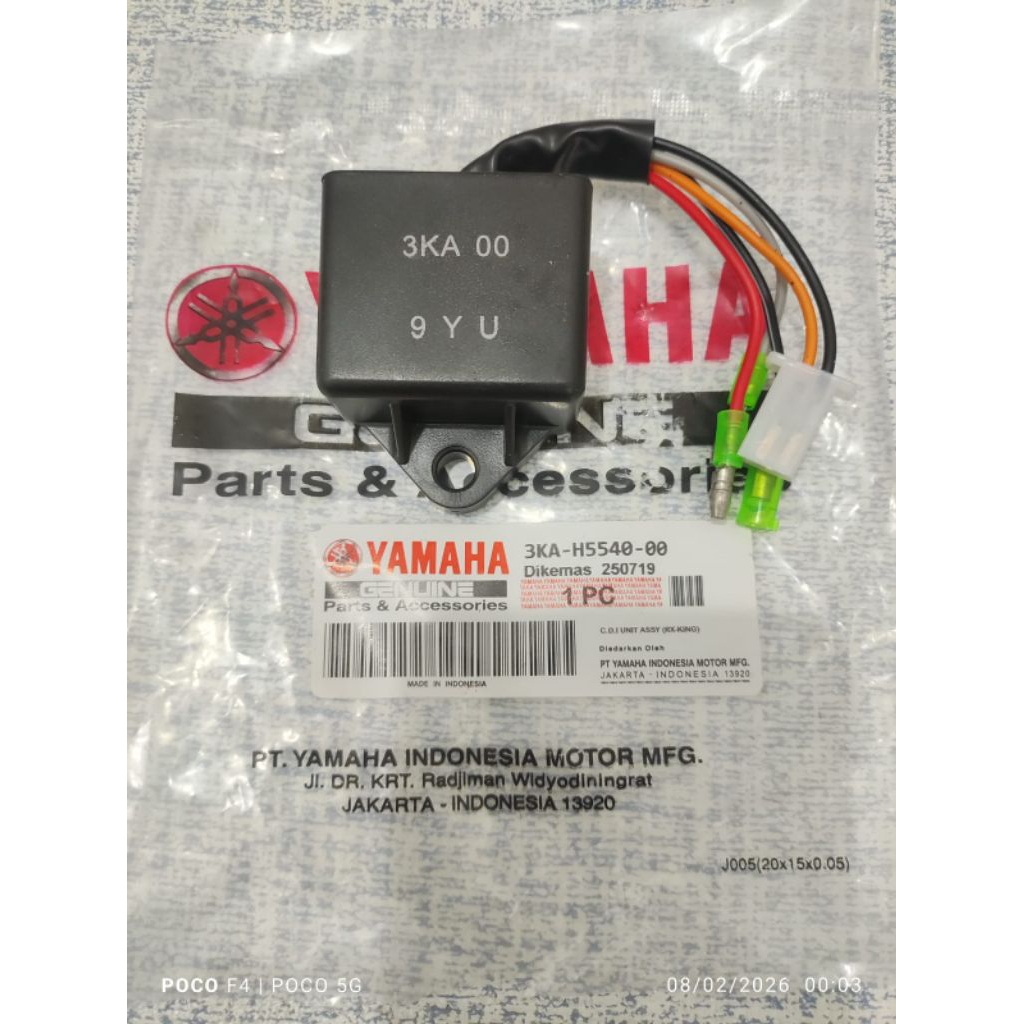 ORIGINAL Cdi Yamaha 3KA Rx king, Fizr, Crypton